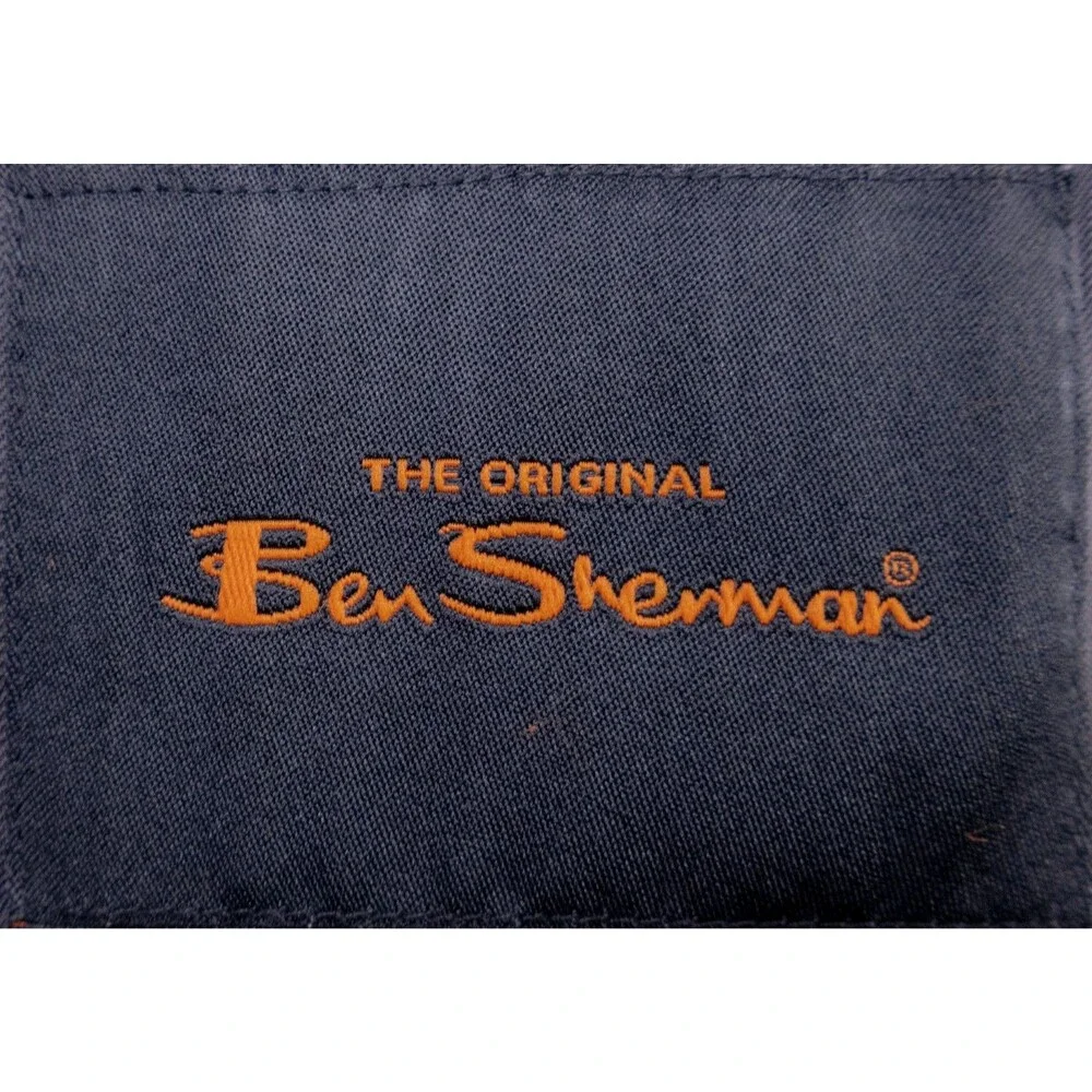Ben Sherman Mens Blazer Sport Coat Two Button Casual Jacket Size 46L Wool Blend
